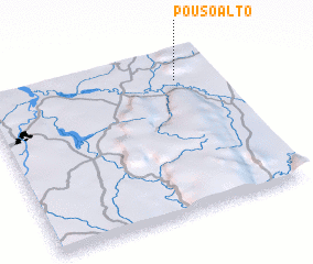 3d view of Pouso Alto