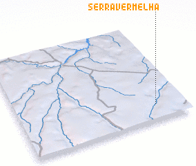 3d view of Serra Vermelha
