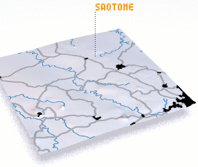 3d view of São Tomé