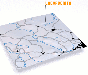 3d view of Lagoa Bonita