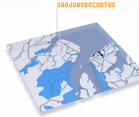 3d view of São João de Côrtes