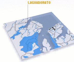 3d view of Lagoa do Mato