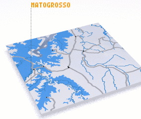 3d view of Mato Grosso