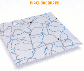 3d view of Riacho do Burro