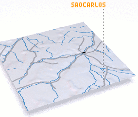 3d view of São Carlos