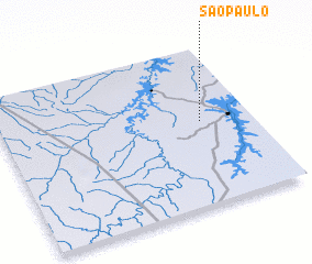 3d view of São Paulo