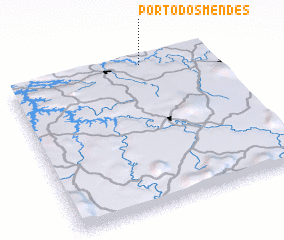3d view of Pôrto dos Mendes