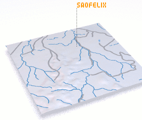 3d view of São Félix