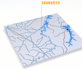 3d view of São Bento