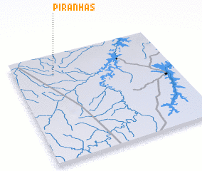 3d view of Piranhas