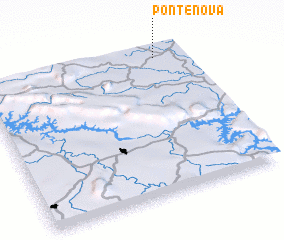 3d view of Ponte Nova