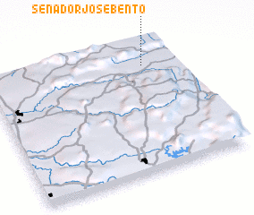 3d view of Senador José Bento