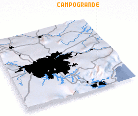 3d view of Campo Grande