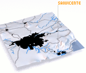 3d view of São Vicente