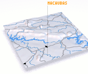 3d view of Macaúbas