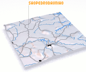 3d view of São Pedro da União