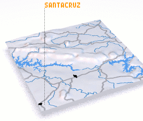 3d view of Santa Cruz