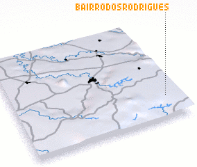 3d view of Bairro dos Rodrigues