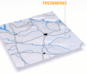 3d view of Três Barras