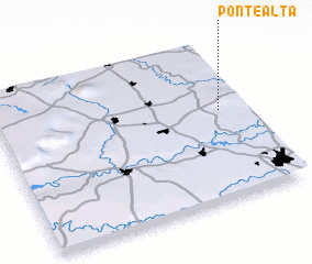 3d view of Ponte Alta