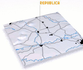 3d view of República