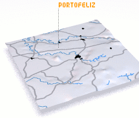 3d view of Pôrto Feliz