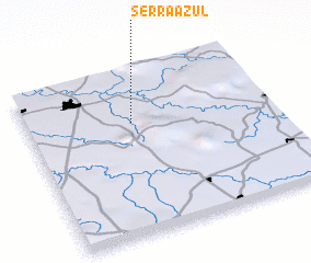 3d view of Serra Azul