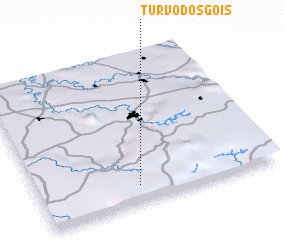 3d view of Turvo dos Góis