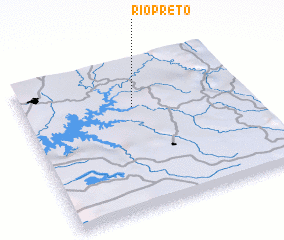 3d view of Rio Prêto