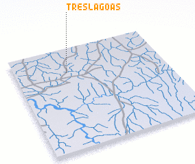 3d view of Três Lagoas