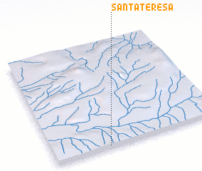 3d view of Santa Teresa