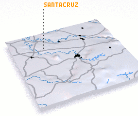 3d view of Santa Cruz