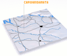 3d view of Capivari da Mata