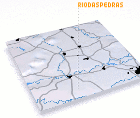 3d view of Rio das Pedras