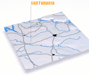 3d view of Santa Maria