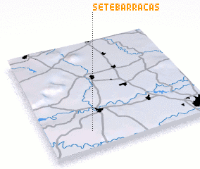 3d view of Sete Barracas