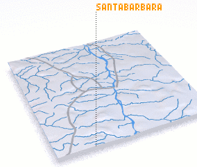 3d view of Santa Bárbara