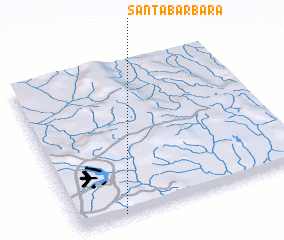 3d view of Santa Bárbara