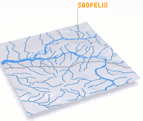 3d view of São Félix