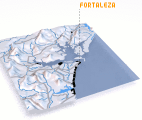 3d view of Fortaleza