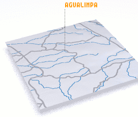 3d view of Água Limpa