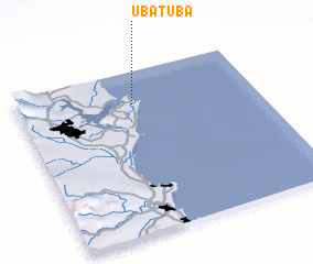 3d view of Ubatuba