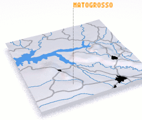3d view of Mato Grosso