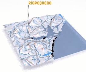 3d view of Rio Pequeno