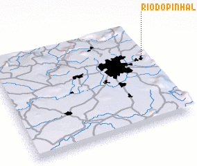 3d view of Rio do Pinhal