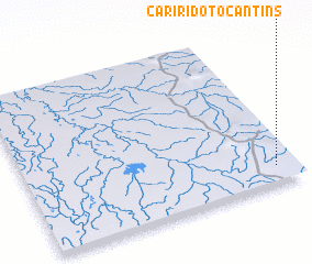 3d view of Cariri do Tocantins