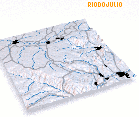 3d view of Rio do Júlio