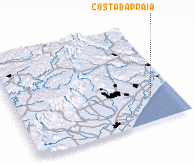 3d view of Costa da Praia