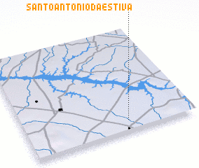 3d view of Santo Antônio da Estiva