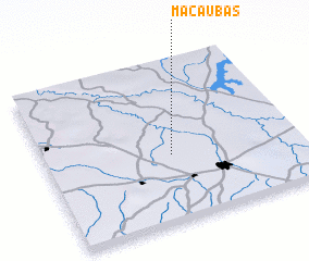 3d view of Macaúbas